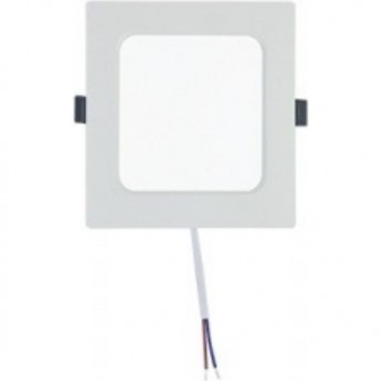 Квадратный даунлайт ECOLA LED DOWNLIGHT с драйвером внутри 20W 220V 2700K встраиваемый 165x165x28