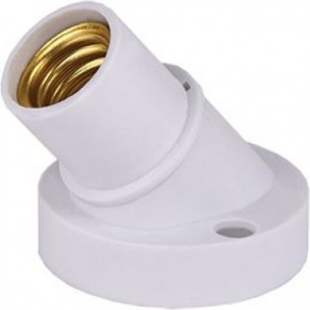 Патрон ECOLA BASE AB4SNWEAY накладной, наклонный E14, белый Патрон ECOLA BASE AB4SNWEAY накладной, наклонный E14, белый