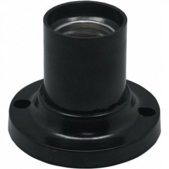 Патрон ECOLA BASE AB7STBEAY накладной, прямой E27, черный Патрон ECOLA BASE AB7STBEAY накладной, прямой E27, черный