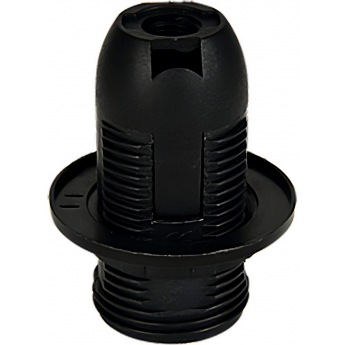 Патрон ECOLA BASE с кольцом E14 Черный (1 из ч/б уп. по 10) AB4SPBEAY Патрон ECOLA BASE с кольцом E14 Черный (1 из ч/б уп. по 10) AB4SPBEAY