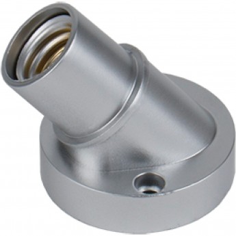 Патрон накладной наклонный ECOLA BASE E14 AB4SNSEAY Серебряный Патрон накладной наклонный ECOLA BASE E14 AB4SNSEAY Серебряный