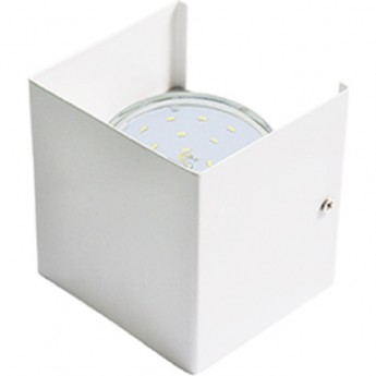 Светильник ECOLA GX53-N51 настенный бра прямоугольный белый 1* GX53 100х100х90 (1 из цв. уп. по 2) Светильник ECOLA GX53-N51 настенный бра прямоугольный белый 1* GX53 100х100х90 (1 из цв. уп. по 2)