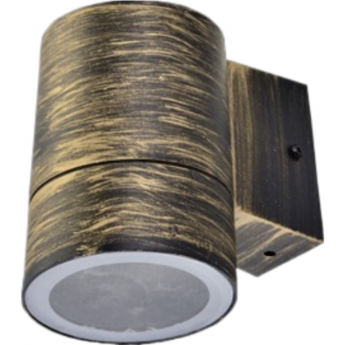 Светильник накладной ECOLA GX53 LED 8003A IP65 прозрачный цилиндр металл 1*GX53 114x140x90 бронза Светильник накладной ECOLA GX53 LED 8003A IP65 прозрачный цилиндр металл 1*GX53 114x140x90 бронза