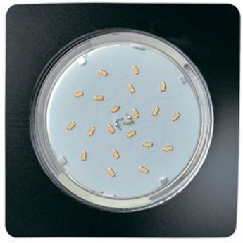 Встраиваемый светильник ECOLA 5357 GX53 Черный Встраиваемый светильник ECOLA 5357 GX53 Черный