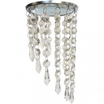 Встраиваемый светильник ECOLA GX53 H4 5343 GLASS FT53RVECB прозрачный, хром Встраиваемый светильник ECOLA GX53 H4 5343 GLASS FT53RVECB прозрачный, хром