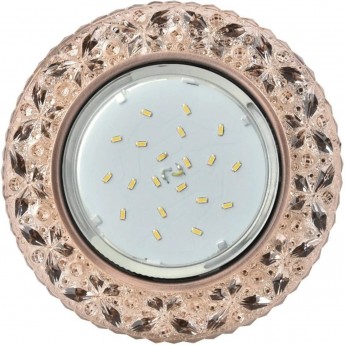 Встраиваемый светильник ECOLA GX53 H4 FL53PBEFB черненая медь Встраиваемый светильник ECOLA GX53 H4 FL53PBEFB черненая медь