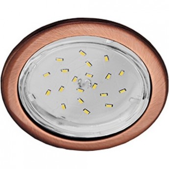 Встраиваемый светильник ECOLA GX53 H4-GL FP53GLECB черненая медь Встраиваемый светильник ECOLA GX53 H4-GL FP53GLECB черненая медь