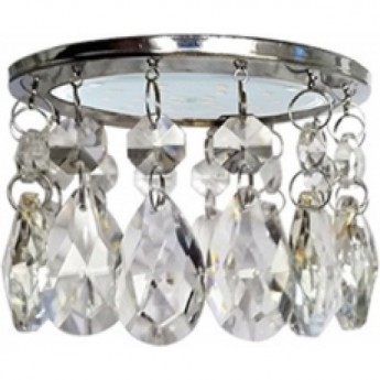 Встраиваемый светильник ECOLA GX53 H4 FE53RVECB прозрачный, хром Встраиваемый светильник ECOLA GX53 H4 FE53RVECB прозрачный, хром