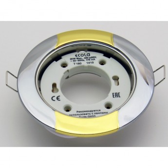 Встраиваемый светильник ECOLA GX53 H4 FQ71H4ECB серебро, золото Встраиваемый светильник ECOLA GX53 H4 FQ71H4ECB серебро, золото