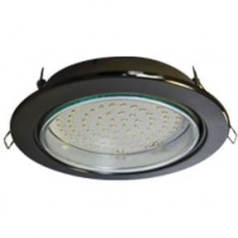 Встраиваемый светильник ECOLA GX70 H5 FB70H5ECB черный хром Встраиваемый светильник ECOLA GX70 H5 FB70H5ECB черный хром