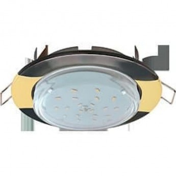 Встраиваемый светильник ECOLA H4 9012 FF71H4ECB GX53 хром-черный хром Встраиваемый светильник ECOLA H4 9012 FF71H4ECB GX53 хром-черный хром