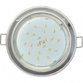 Встраиваемый светильник ECOLA H4 9022 FX53H4ECB GX53 жемчуг-хром-жемчуг Встраиваемый светильник ECOLA H4 9022 FX53H4ECB GX53 жемчуг-хром-жемчуг