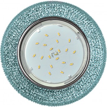 Встраиваемый светильник ECOLA H4 LD7069 FB53CMEFB GX53 Голубой / Хром Встраиваемый светильник ECOLA H4 LD7069 FB53CMEFB GX53 Голубой / Хром