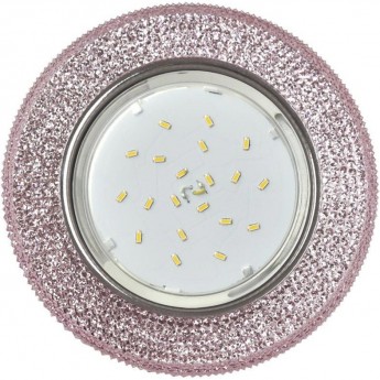 Встраиваемый светильник ECOLA H4 LD7069 FP53CMEFB GX53 Светло-розовый / Хром Встраиваемый светильник ECOLA H4 LD7069 FP53CMEFB GX53 Светло-розовый / Хром