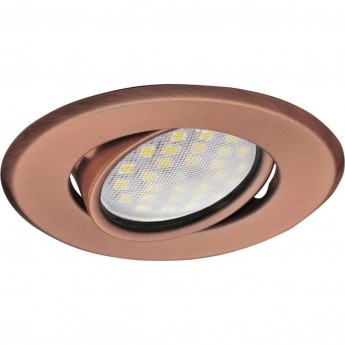 Встраиваемый светильник ECOLA MR16 DH09 FP1603EFS медь Встраиваемый светильник ECOLA MR16 DH09 FP1603EFS медь