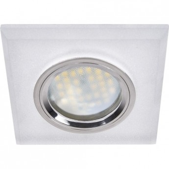 Встраиваемый светильник ECOLA MR16 DL1651 GLASS FN1651EFF матовый, хром Встраиваемый светильник ECOLA MR16 DL1651 GLASS FN1651EFF матовый, хром