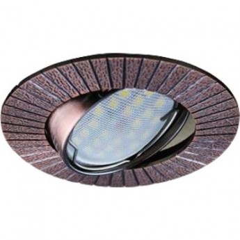 Встраиваемый светильник (литой) ECOLA MR16 DL100 GU5.3 FA1603EFF черненая бронза Встраиваемый светильник (литой) ECOLA MR16 DL100 GU5.3 FA1603EFF черненая бронза