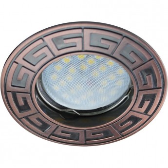 Встраиваемый светильник (литой) ECOLA MR16 DL110 FR1602EFF черненая медь Встраиваемый светильник (литой) ECOLA MR16 DL110 FR1602EFF черненая медь