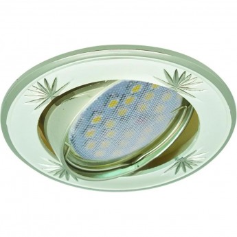 Встраиваемый светильник (литой) ECOLA MR16 DL21 FP1615EFY жемчуг, хром Встраиваемый светильник (литой) ECOLA MR16 DL21 FP1615EFY жемчуг, хром