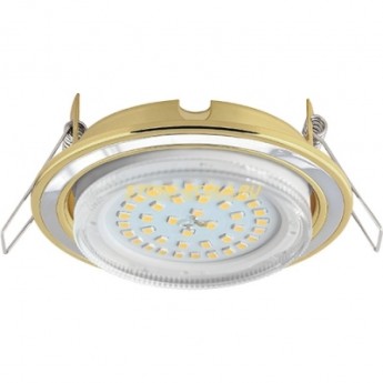 Встраиваемый светильникECOLA GX53 H4 FY53H4ECB золото, жемчуг Встраиваемый светильникECOLA GX53 H4 FY53H4ECB золото, жемчуг